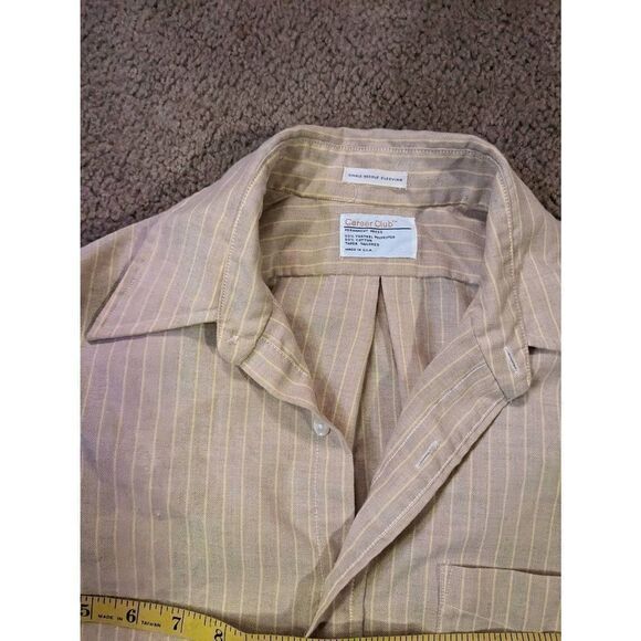 Career Club vintage butterfly collar button down shirt. In excellent condition. - Picture 8 of 8